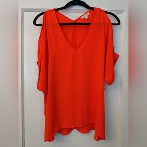 Gianni Bini Orange Blouse Top Sz. XS